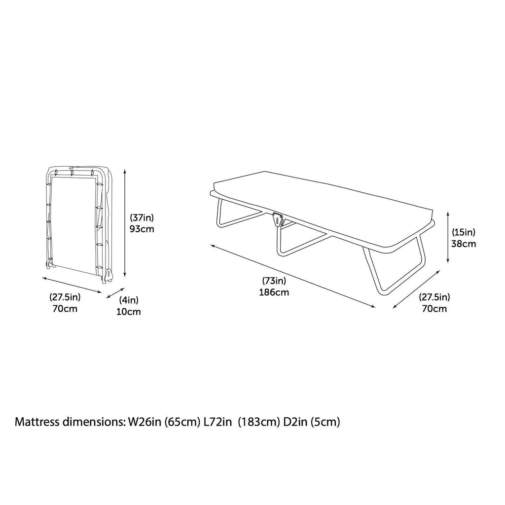 Folding Bed with Airflow Mattress R43809