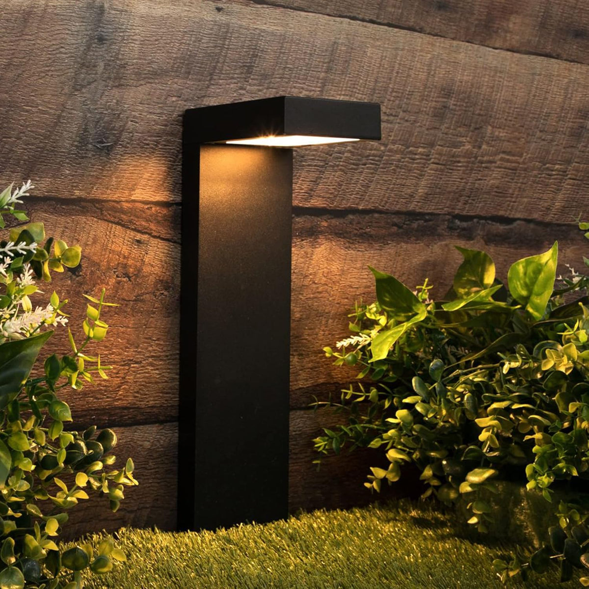 Set of 2 Black Solar Path Light F11472