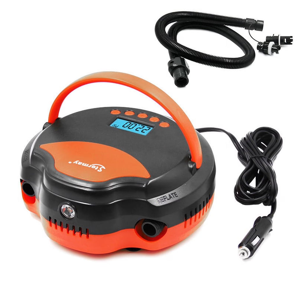 LED Display Electric Air Pump for Inflatables, 12V DC Car Connector Q78734