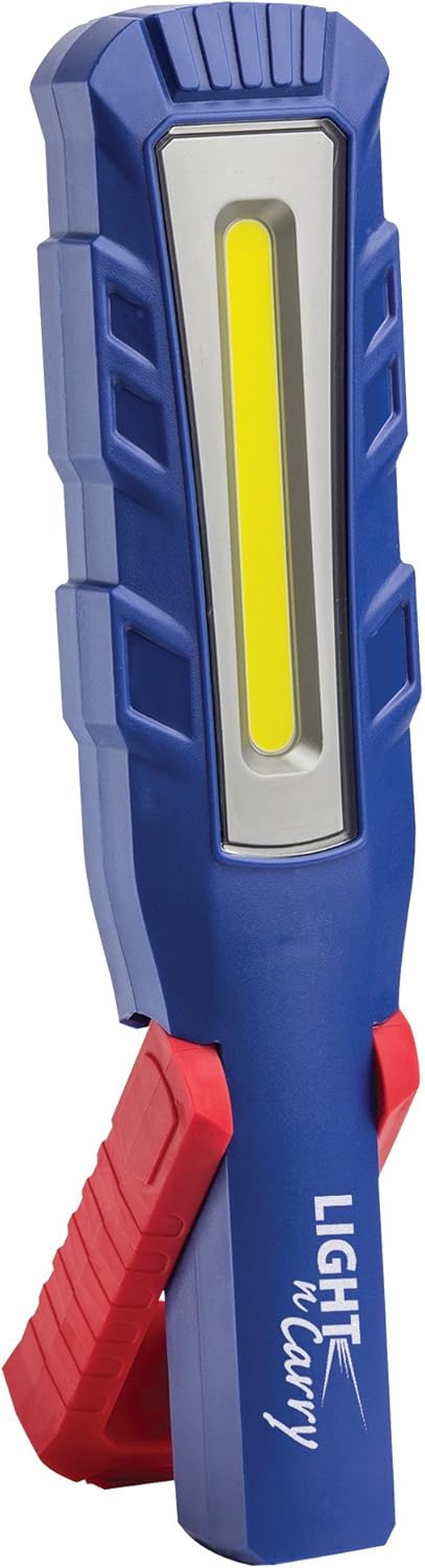 Rechargeable Work Light with Magnetic Base, Hanging Hooks, and USB Charging Output, 800 Lumen, Pack of 2 I562859