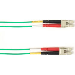 Black 15-M Multimode Fiber Optic Patch Cable, LC-LC C226642