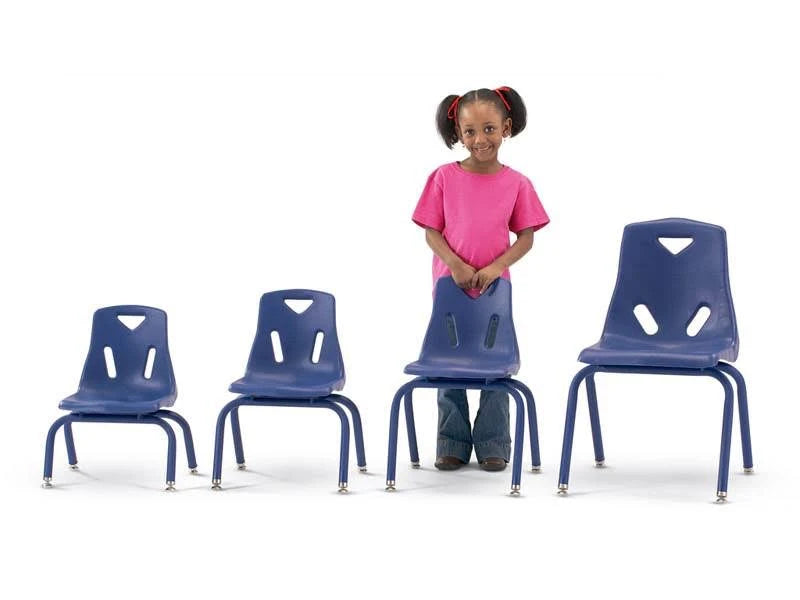 Teal Stacking Chairs Set of 6 C818