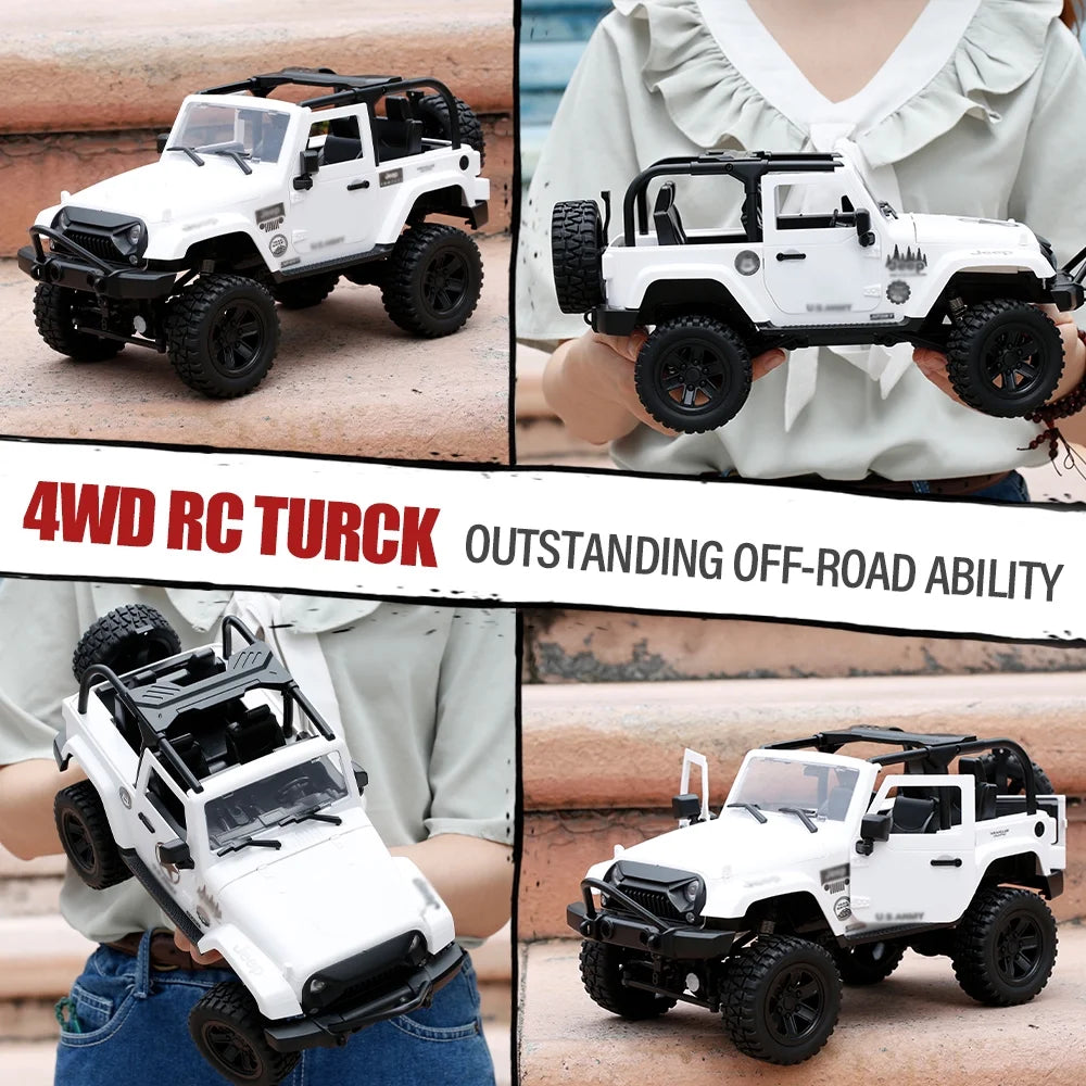 RC Car 1/14 Scale 2.4GHz 4WD 30km/h Racing Car with LED Light O130