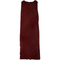 Red Sleeveless Maxi Dress W168610