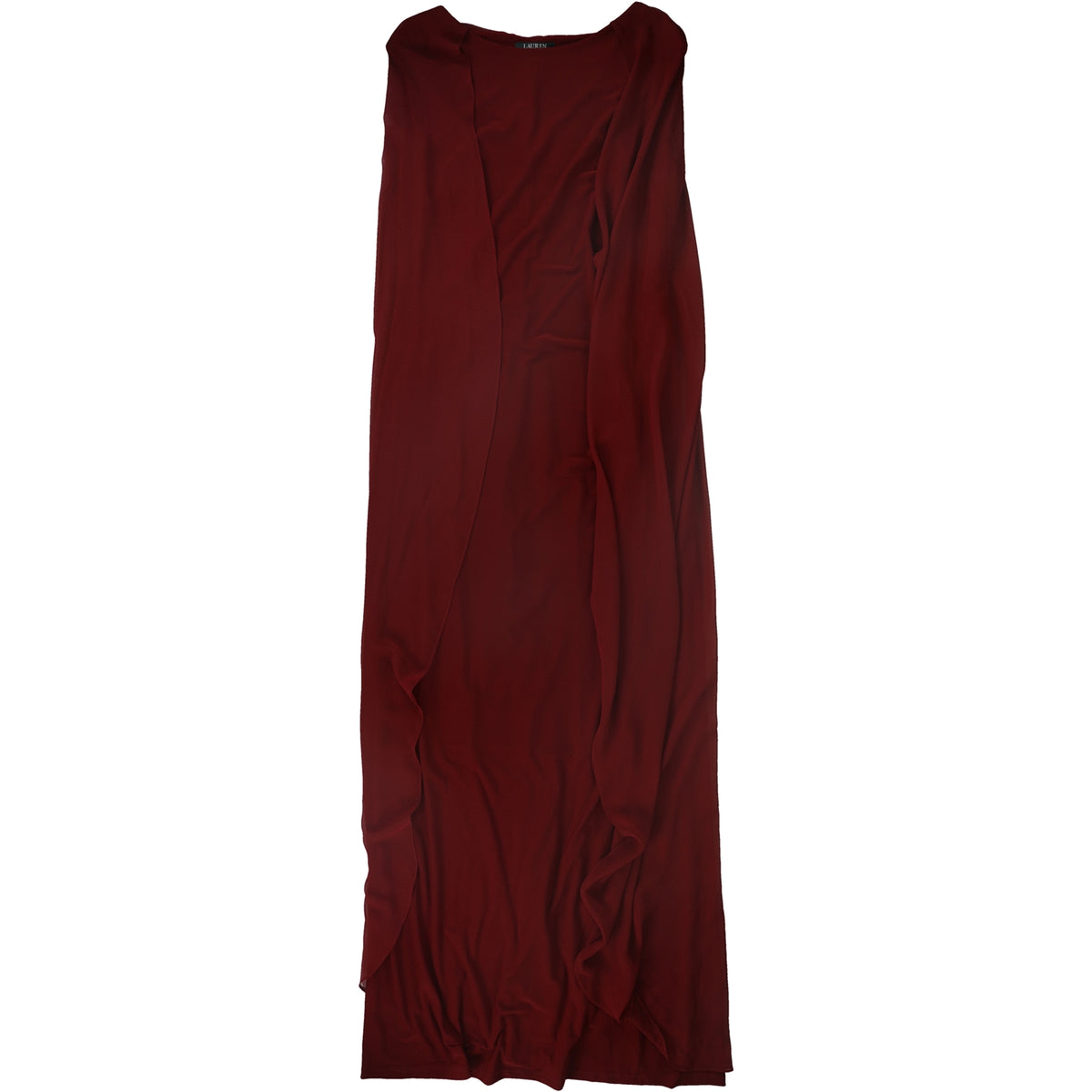 Red Sleeveless Maxi Dress W168610