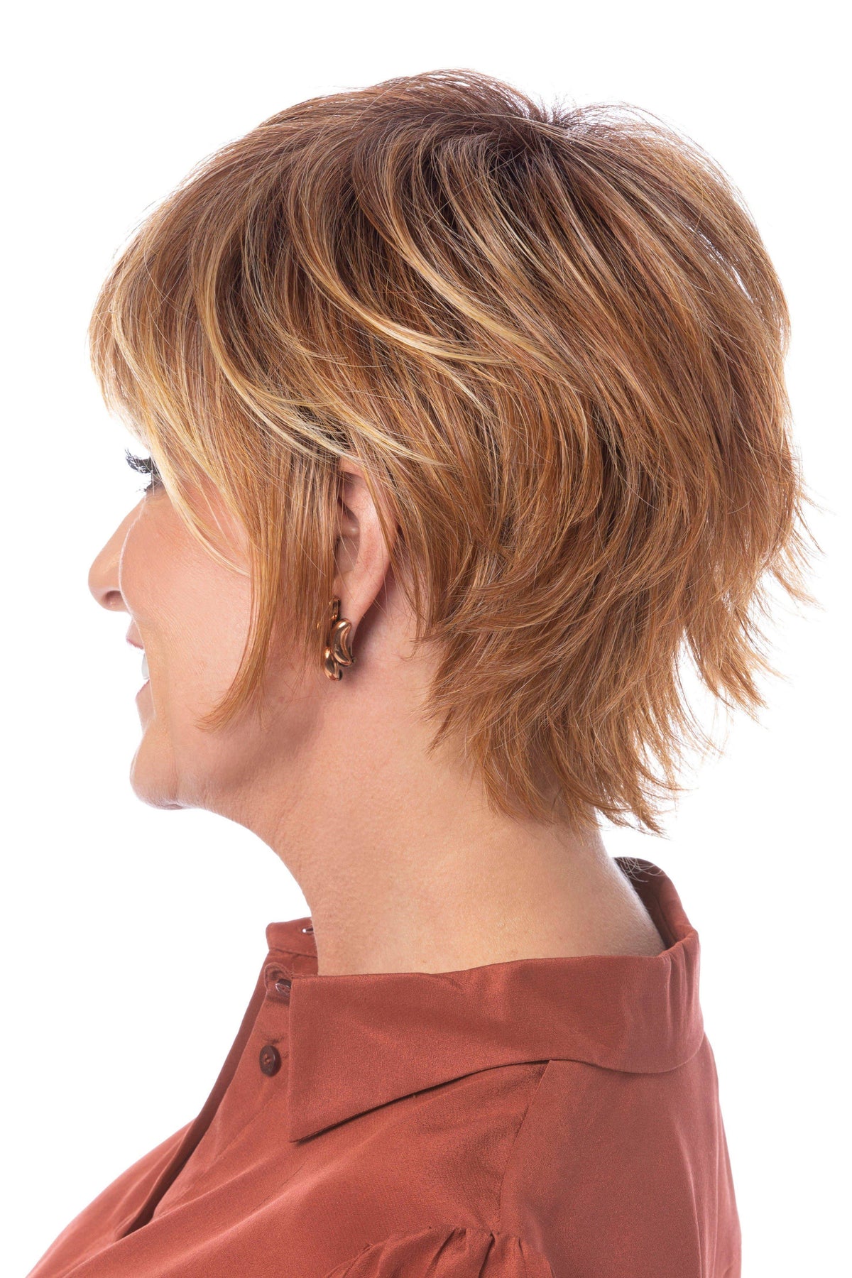 Brown Blonde Synthetic Wig H668026