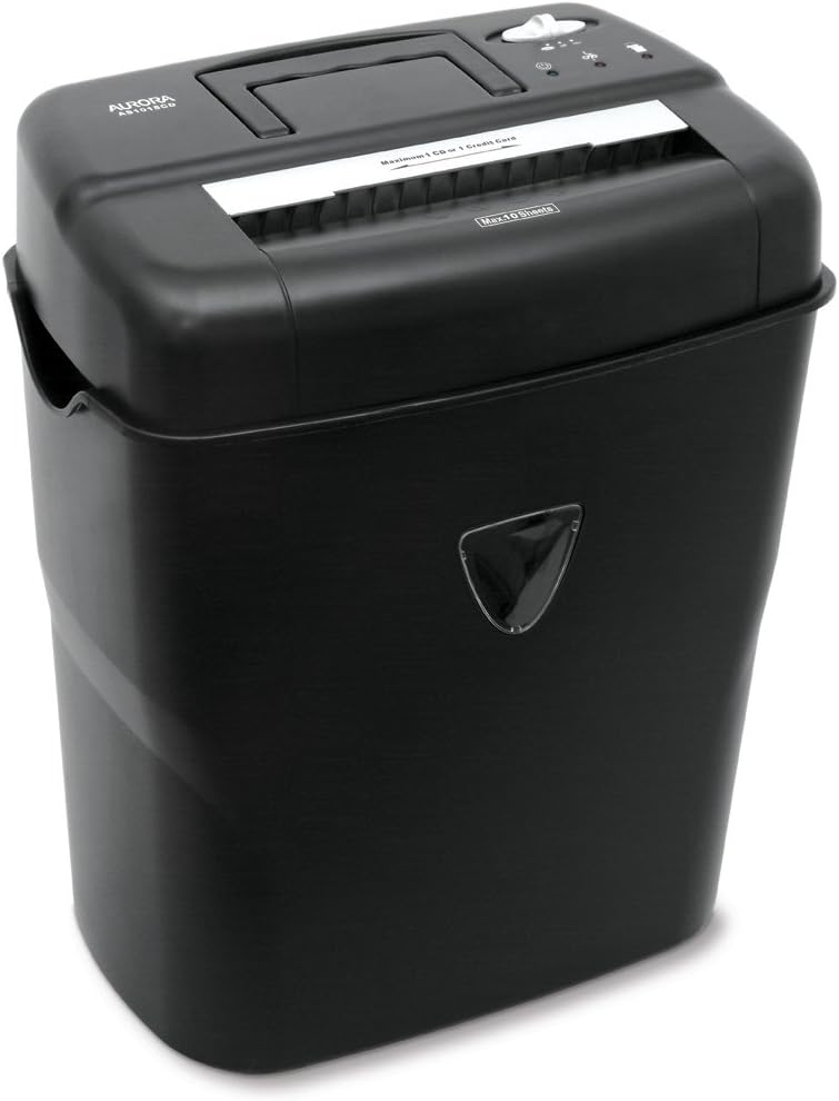 8-Sheet Cross-Cut Paper and Credit Card Shredder with Wastebasket, Pack of 2 N3559