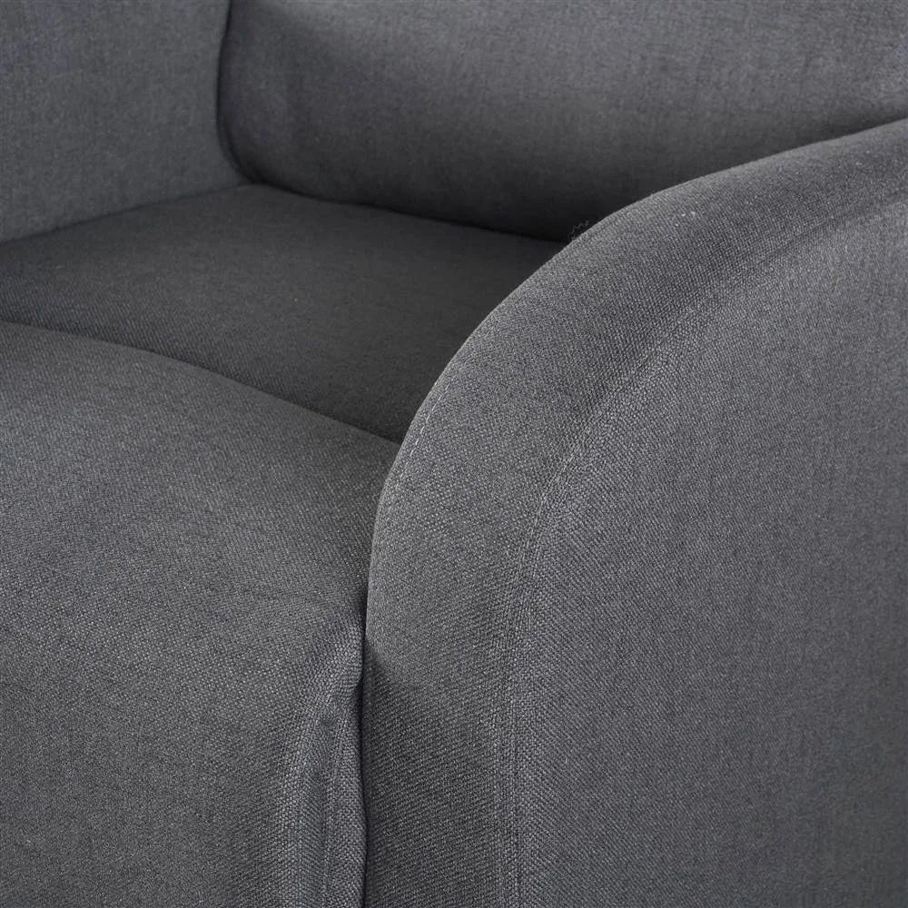 Charcoal Classic Recliner L9539