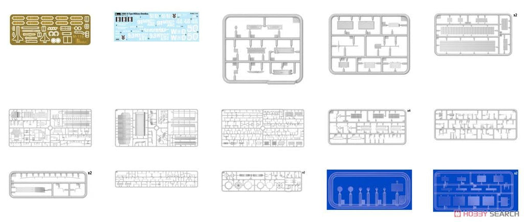 1/35 Scale B-Type Military Omnibus Model Kit P373256