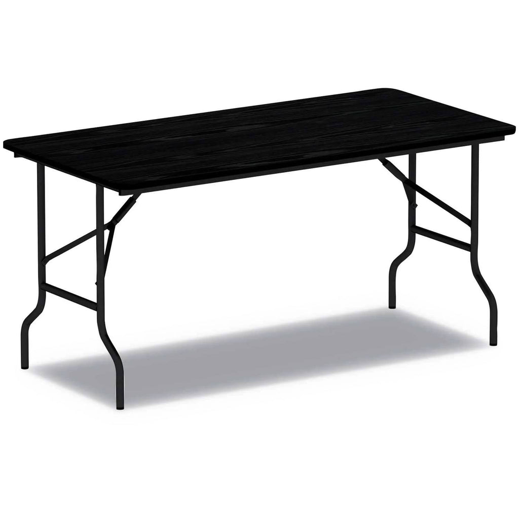 Wood Folding Table, Black G84830