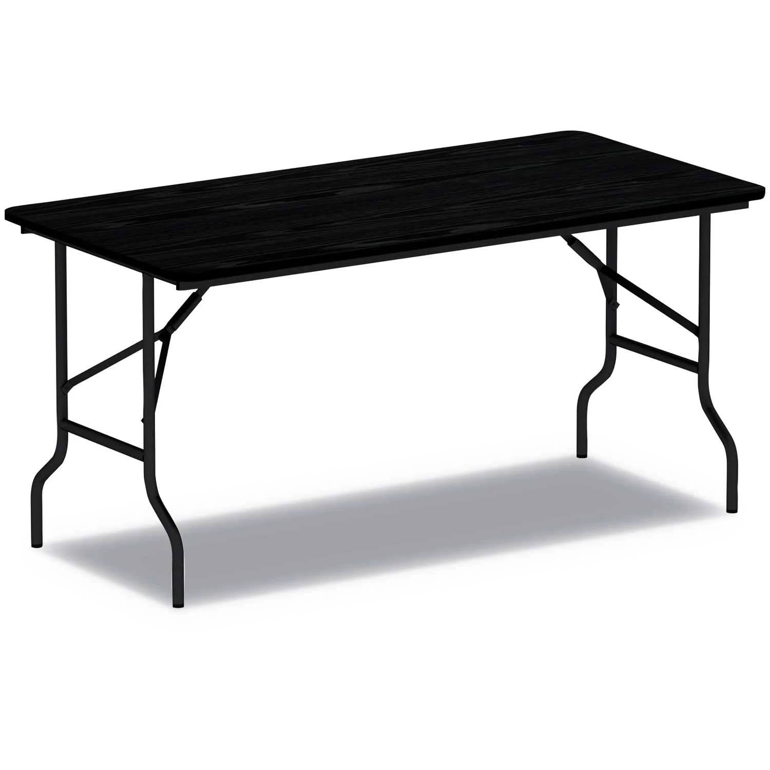 Wood Folding Table, Black G84830