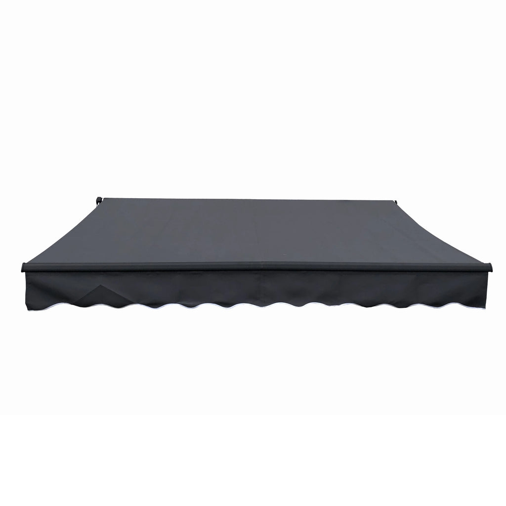 Gray Retractable Patio Awning T941