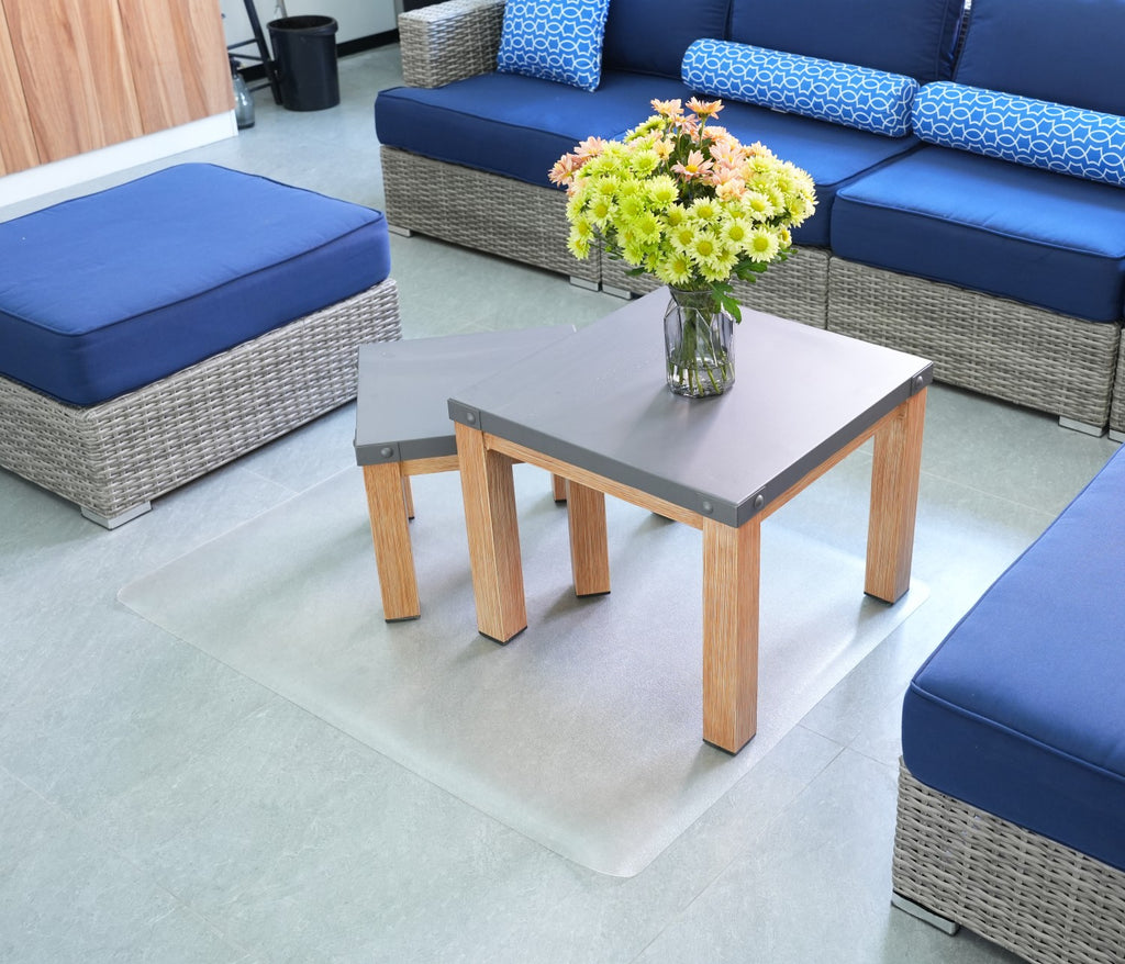 Clear PVC Chair Floor Mat for Hardwood Floor L87706