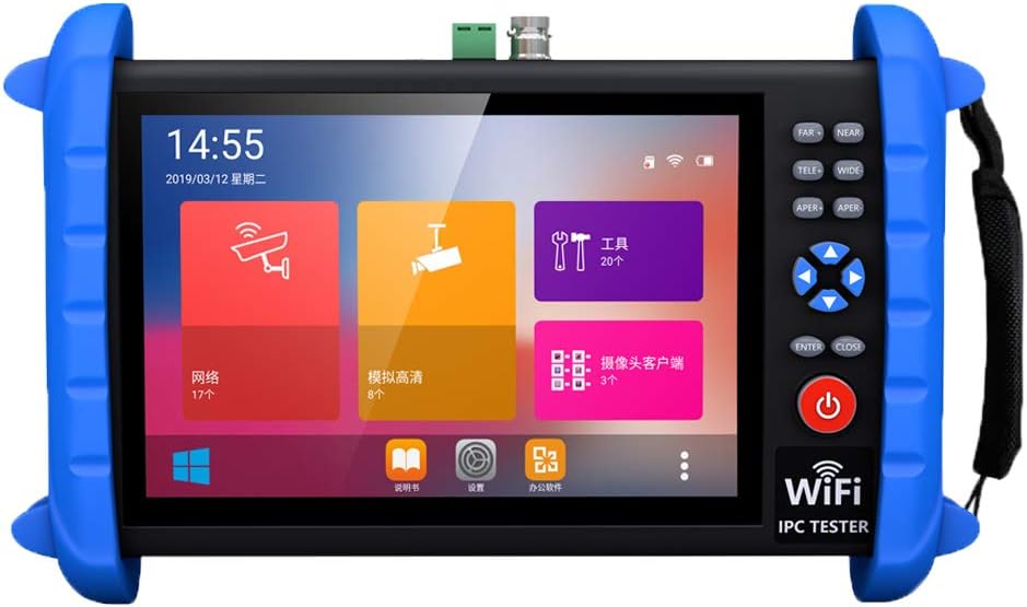 7 Inch CCTV Tester with PoE, HDMI, WiFi, PTZ A4106