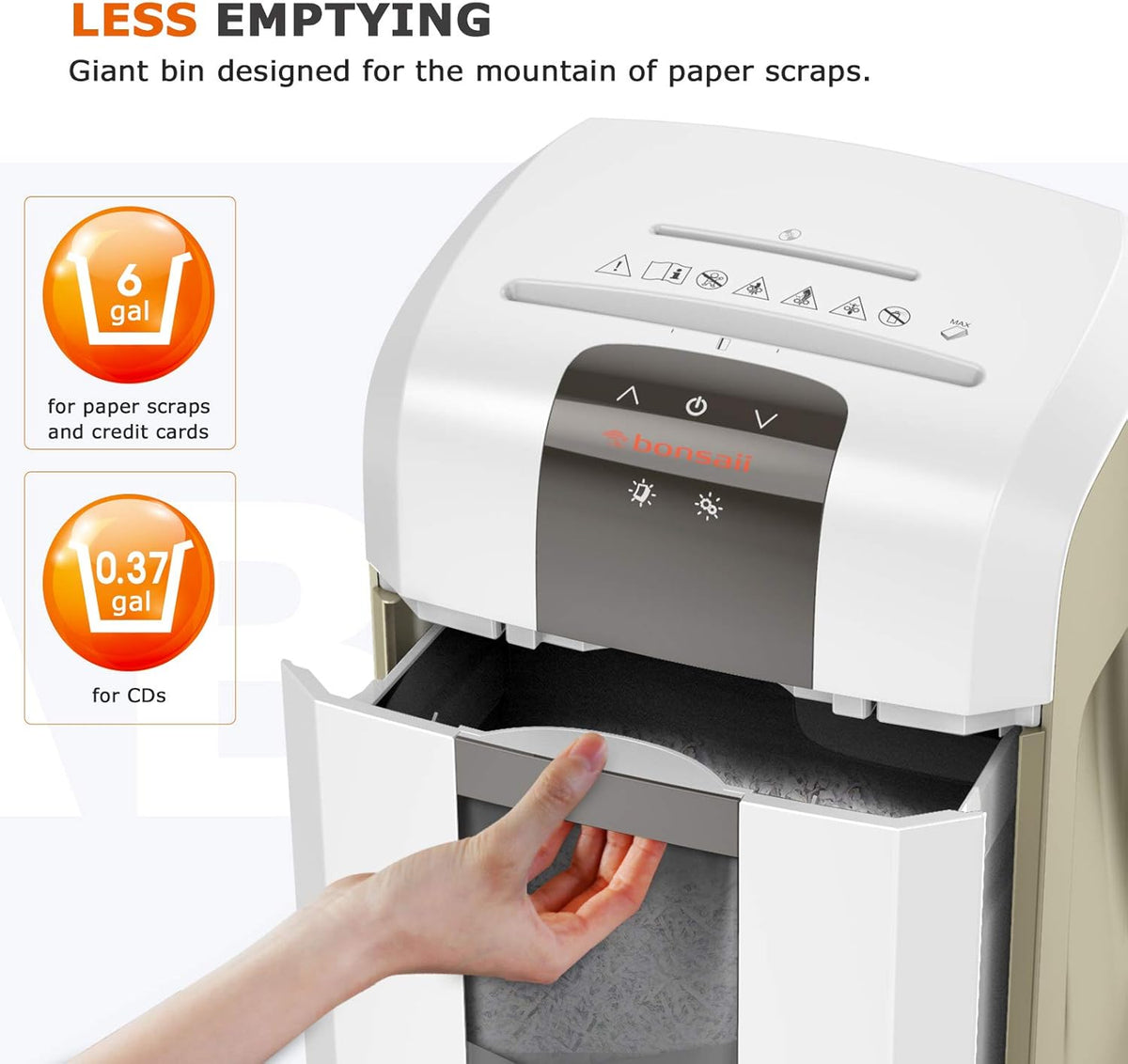 120-Minute Micro-Cut Paper Shredder, 8-Sheet Capacity Y915026