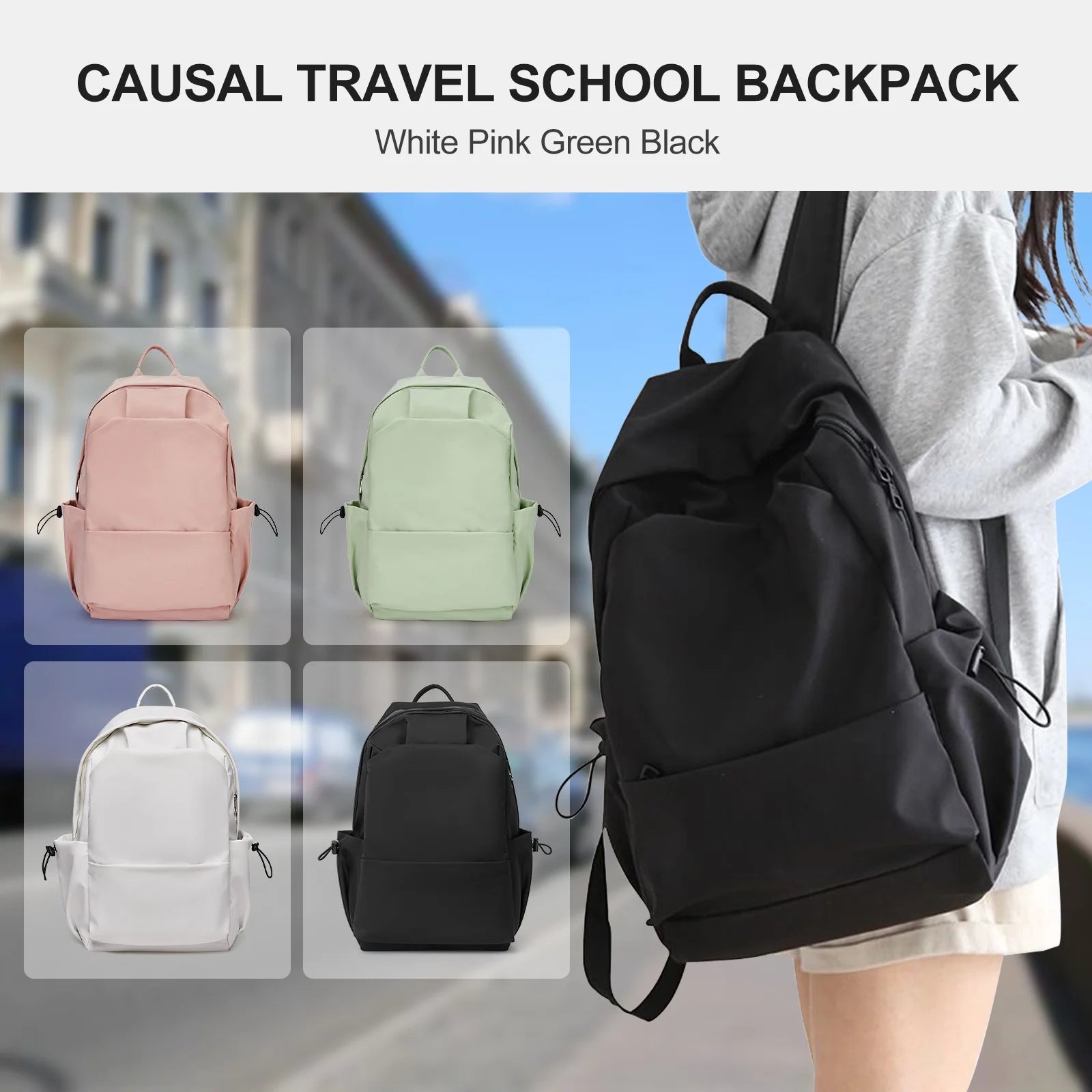 Black 15.6 Inch Laptop Backpack K991696