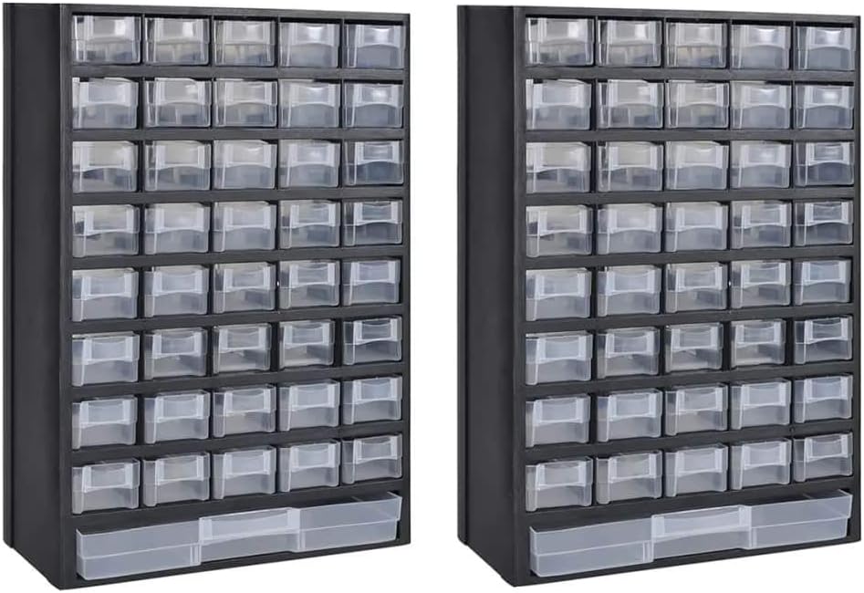 41-Drawer Plastic Storage Cabinet Tool Box R45219