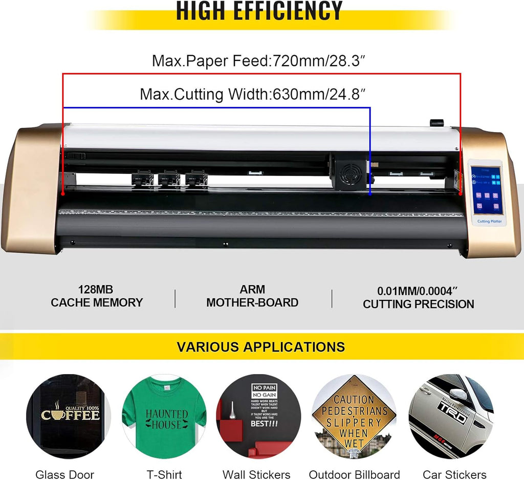 720mm Vinyl Cutter Machine with Touch Screen and Servo Motor X297