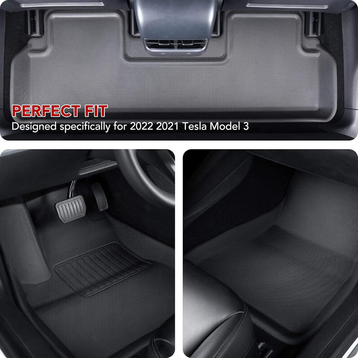 3D All-Weather Waterproof Floor Liners Set W486472