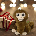 Curly Tails Plush Monkey Stuffed Animal, 8 in B280068