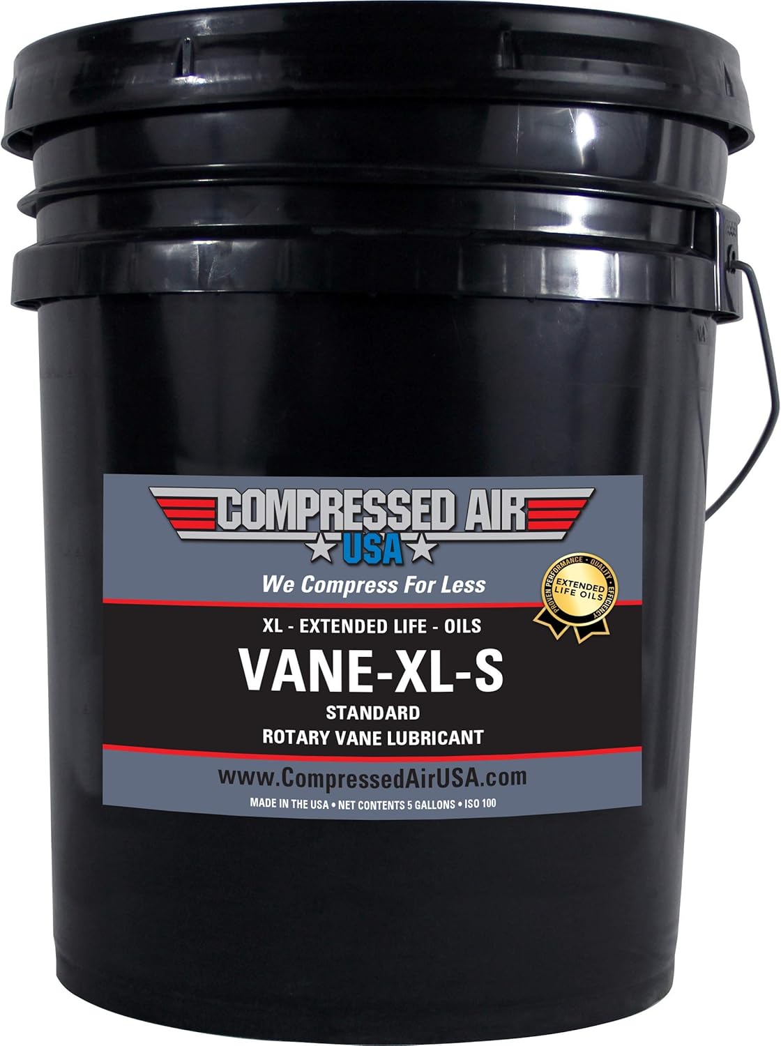 Rotary Vane Air Compressor Lubricating Oil, 1 Gallon, Pack of 2 X71572