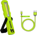Rechargeable Work Light with Magnetic Base, Hanging Hooks, and USB Charging Output, 800 Lumen, Pack of 2 I562859