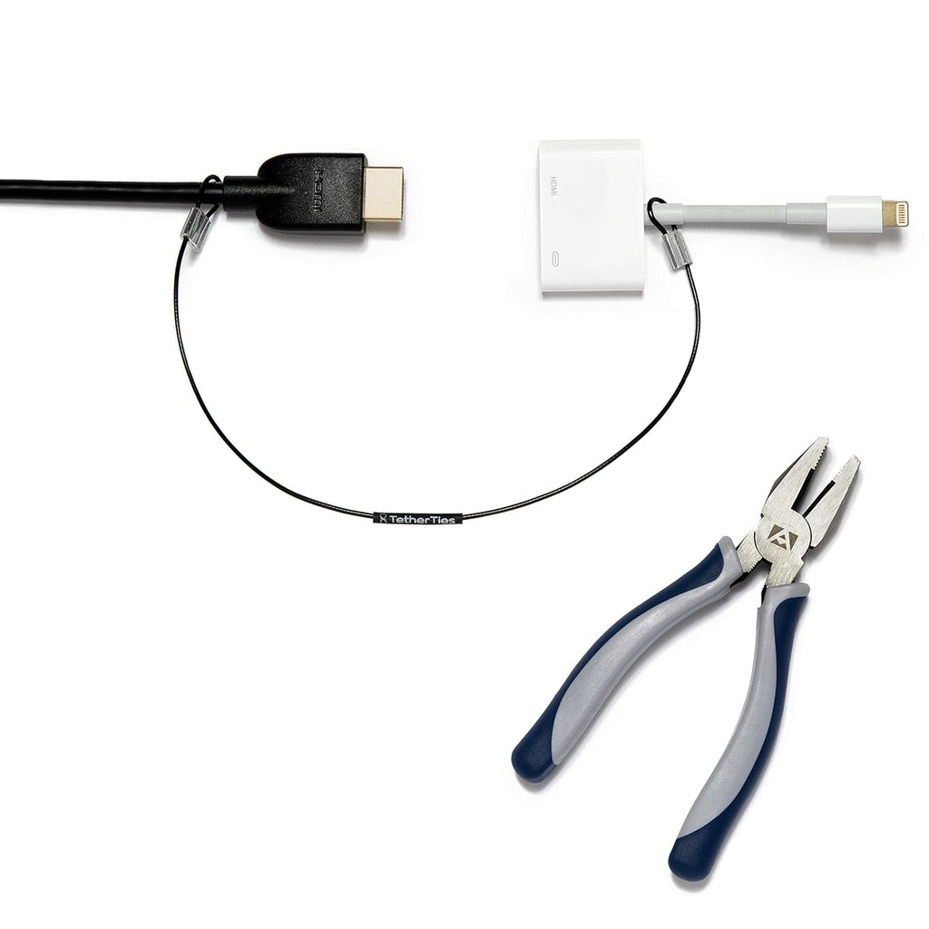 White 60 Pack Cable Tethers Z55126