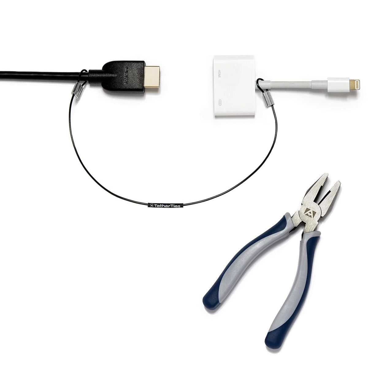 White 60 Pack Cable Tethers Z55126