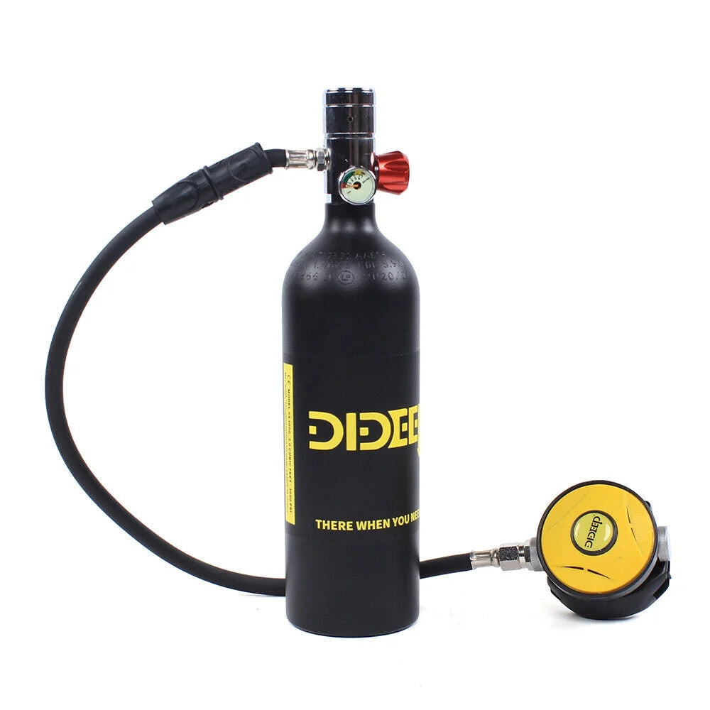 Mini Scuba Diving Case Kit 1.0L Oxygen Tank Pump Equipment A328