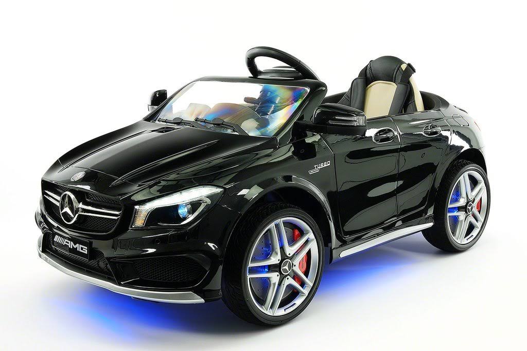 Licensed Mercedes CLA45 AMG Electric Kids Ride-On Car with Rubber Tires X1915