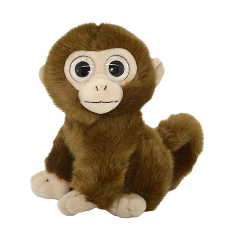 Curly Tails Plush Monkey Stuffed Animal, 8 in B280068