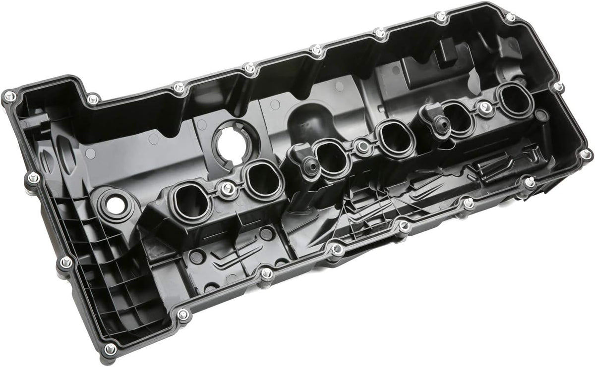 N52 Engine Valve Cover Kit with Oil Cap, Gaskets, Spark Plug Seals, Bolts B201838