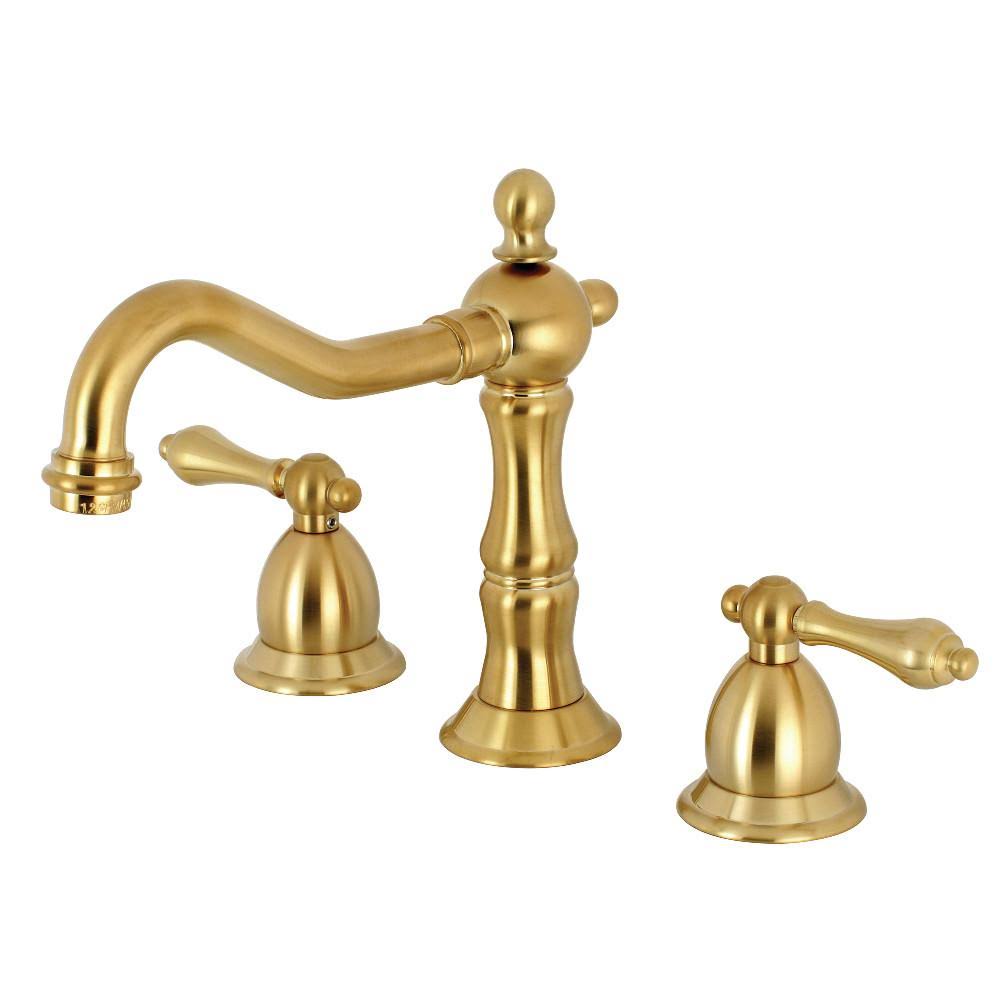 Polished Nickel Widespread Bathroom Faucet W28375