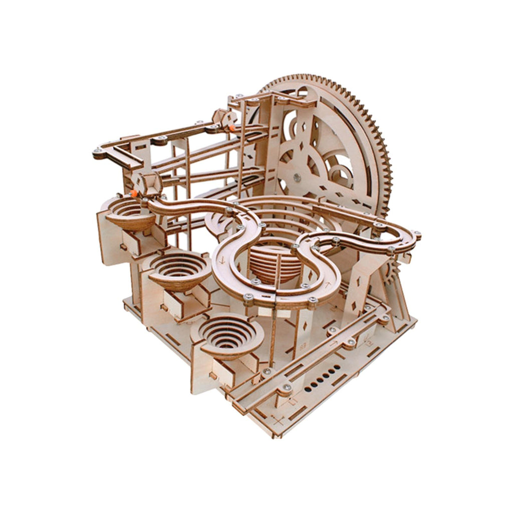 DIY Wooden 3D Puzzle Marble Run Building Kits Construction Play Set C236