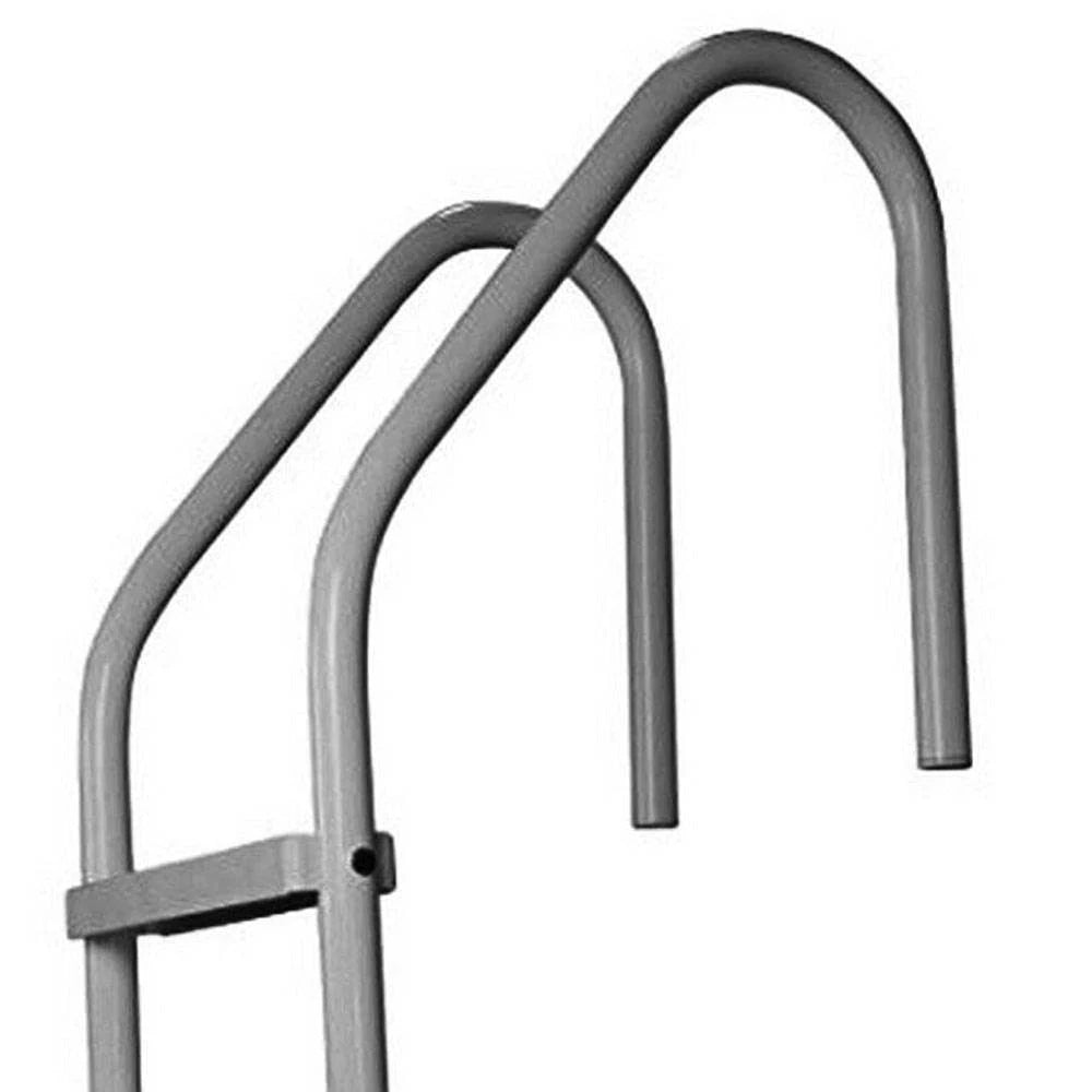 3 Step Polymer Finish Inground Pool Ladder, Graphite Gray U93262
