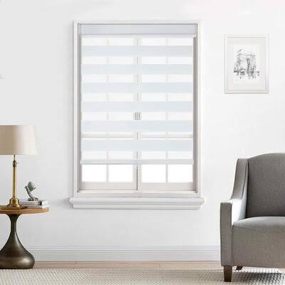 White Roll-Up Shade Blind Y978