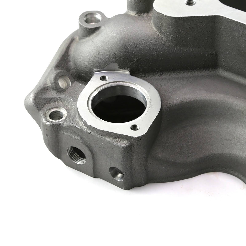 Satin Open Intake Manifold with Dual Carb Adapter D125422