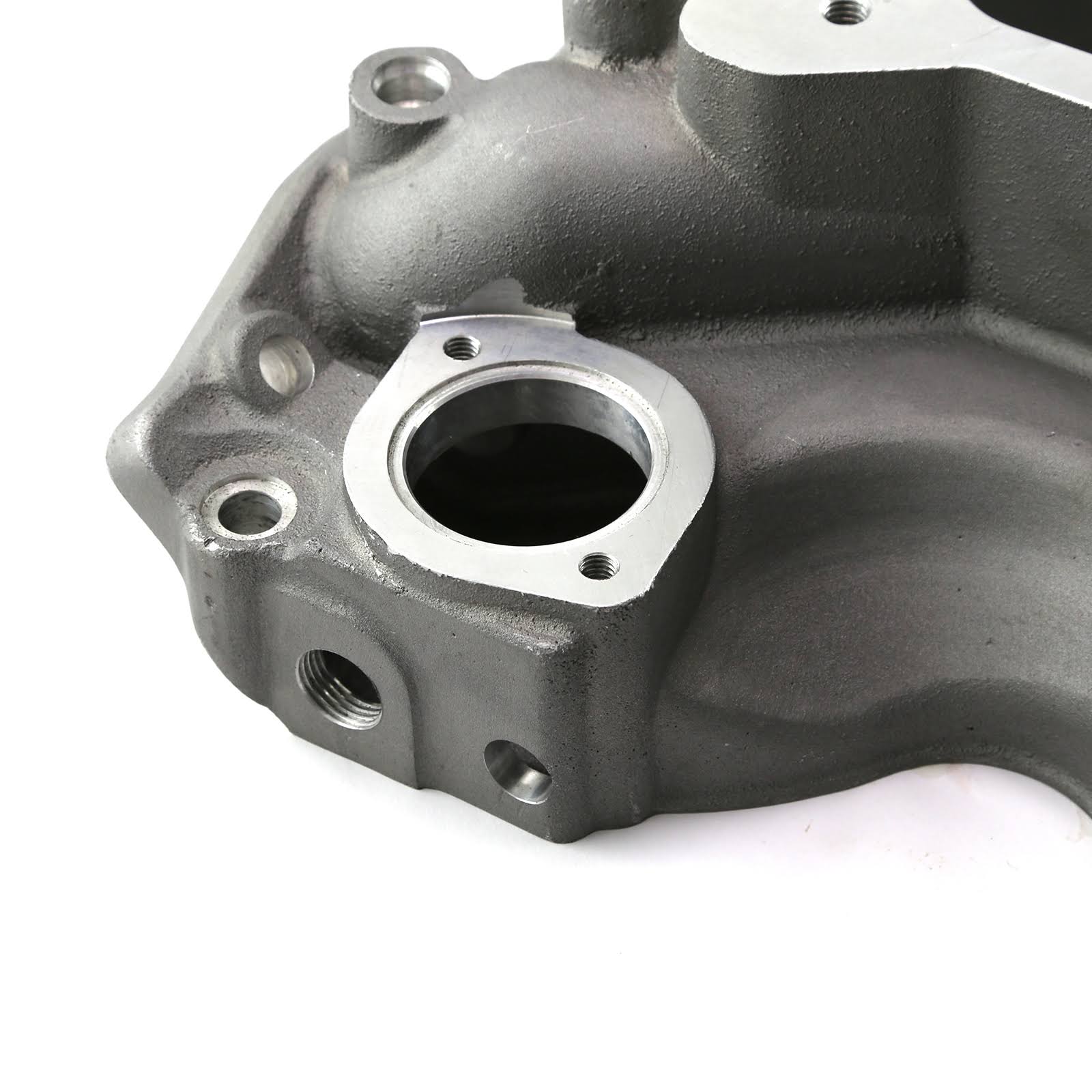 Satin Open Intake Manifold with Dual Carb Adapter D125422