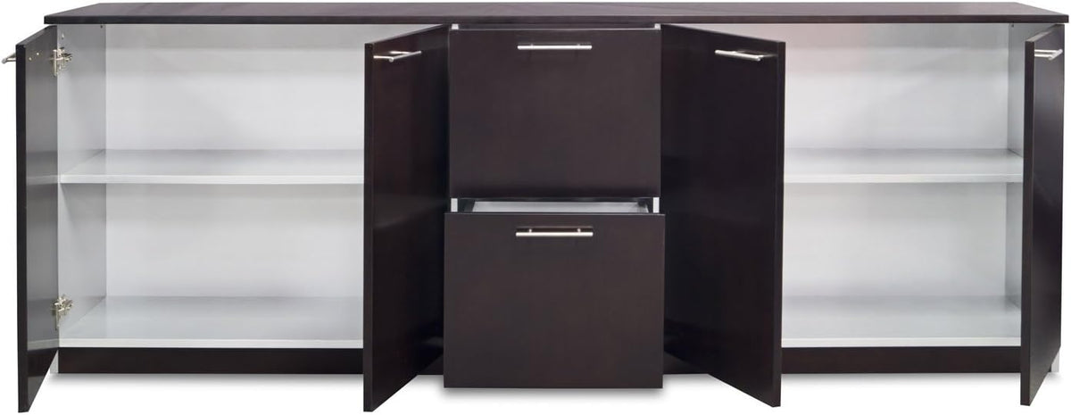 Polished Walnut Cabinet Credenza R175