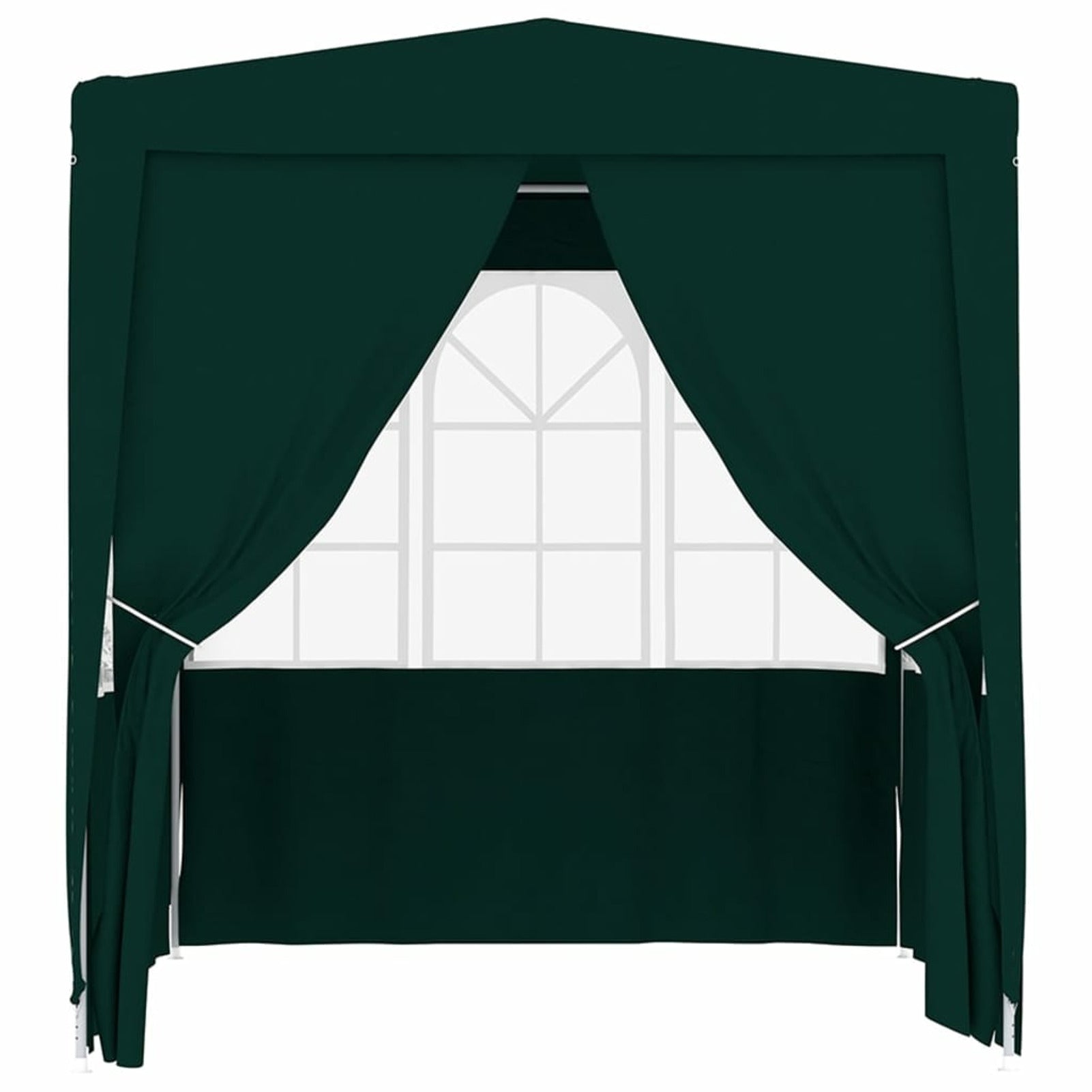 Green Party Tent with Side Walls 6.6'x6.6' V4525