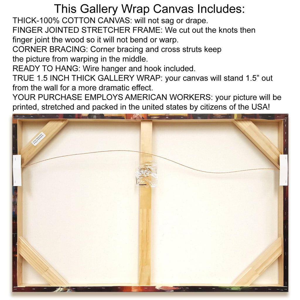 Fine Art Giclee Print on Wrap Canvas P877