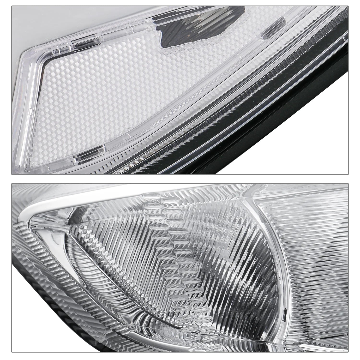 1 Pair Headlight Assembly with Pre-Assembled LED Bulbs I1124