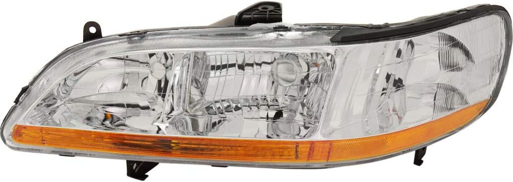For Honda Accord Headlight 2001 2002 Driver Side Lens and Housing Pack of 2 N373441