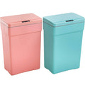 13 Gallon Automatic Touch Free Plastic Trash Can with Lid E143993