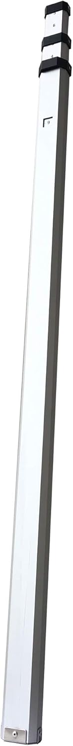 Aluminum Grade Rod with Carrying Case, 9 Foot, Pack of 2 Q5381