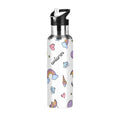 Stainless Steel Insulated Water Bottle with Straw Lid C80941