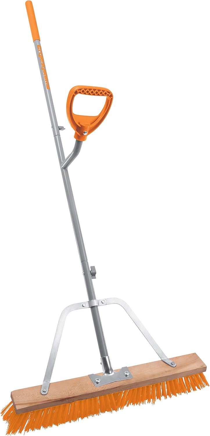 Steel Shaft Impact Resistant Snow Shovel, 18-Inch, 48-Inch Shaft, Polycarbonate Shovel Pack of 2 W749319