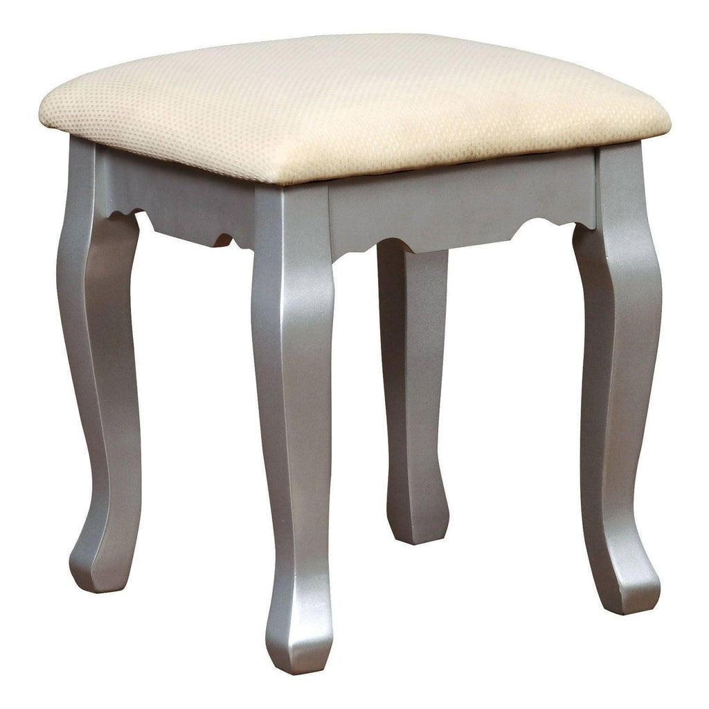 Silver Vanity with Stool F716527