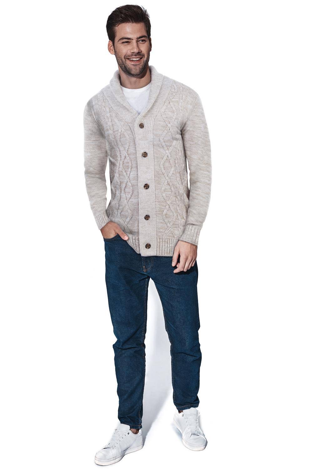 XXL Cable Knit Cardigan B2772