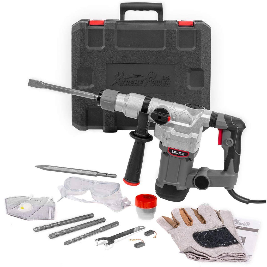 1200W Electric Rotary Hammer SDS Plus Drill with Carrying Case J400105